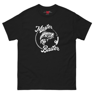 Master Baiter Unisex Heavy Cotton Tee – Funny Adult Fishing Pun Shirt