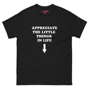 Appreciate the Little Things In Life Unisex Heavy Cotton Tee – Funny Naughty Adult Humor Shirt