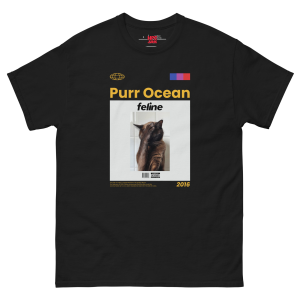 Purr Ocean Unisex Heavy Cotton Tee – Funny Parody Meme Shirt