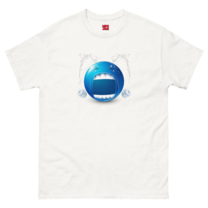 Fountains of Tears Blue Emoji Unisex Heavy Cotton Tee – Funny Meme Shirt